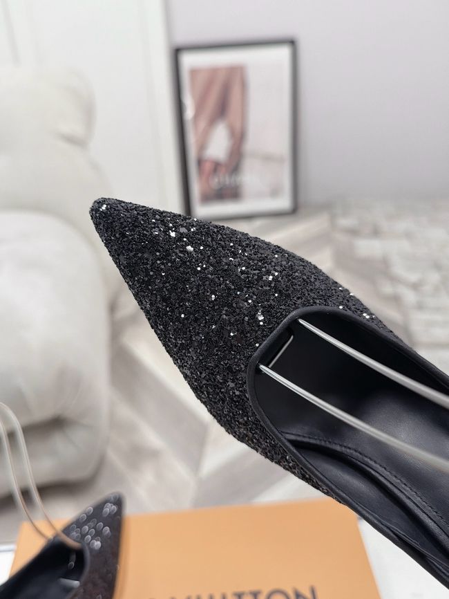 Louis Vuitton Twist Slingback Pump 9CM 64256-1 Louis Vuitton Twist Slingback Pump 9CM 64256-1
