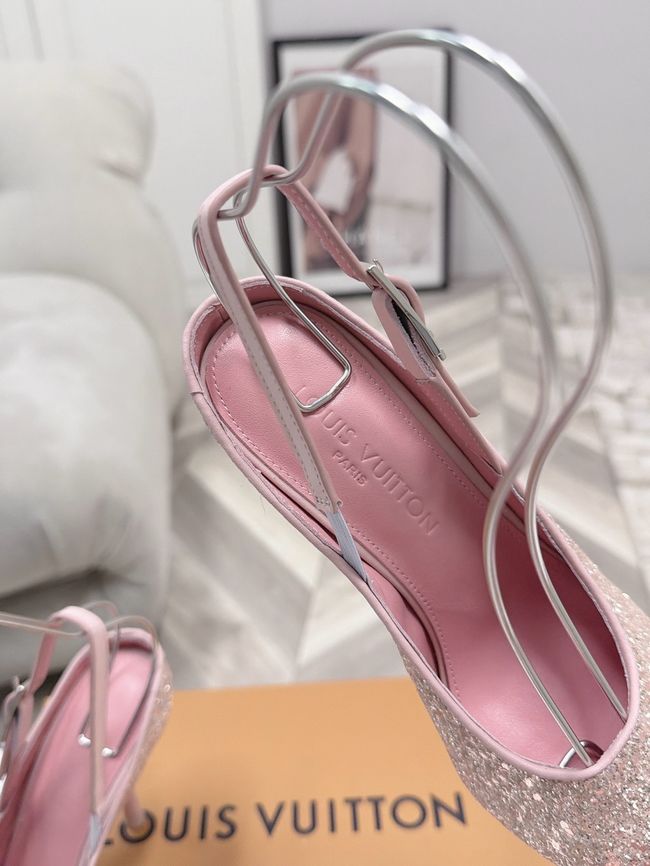 Louis Vuitton Twist Slingback Pump 9CM 64256-2 Louis Vuitton Twist Slingback Pump 9CM 64256-2