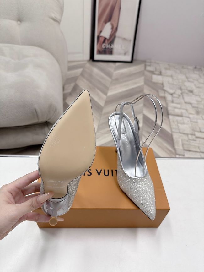 Louis Vuitton Twist Slingback Pump 9CM 64256-3 Louis Vuitton Twist Slingback Pump 9CM 64256-3