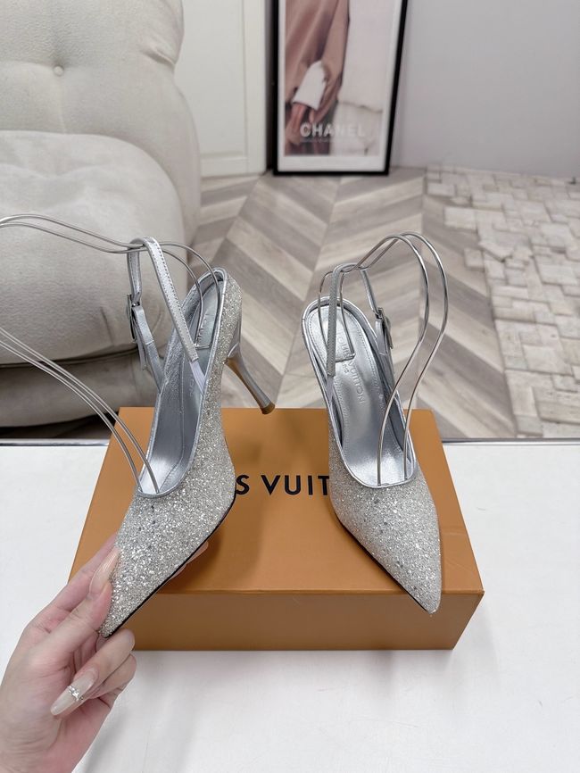 Louis Vuitton Twist Slingback Pump 9CM 64256-3 Louis Vuitton Twist Slingback Pump 9CM 64256-3