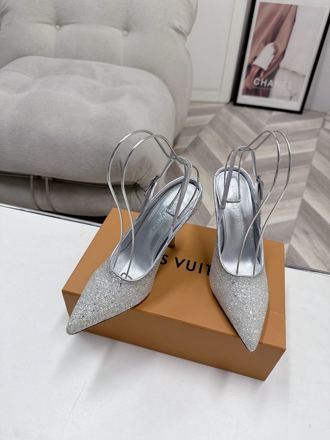 Louis Vuitton Twist Slingback Pump 9CM 64256-3 Louis Vuitton Twist Slingback Pump 9CM 64256-3