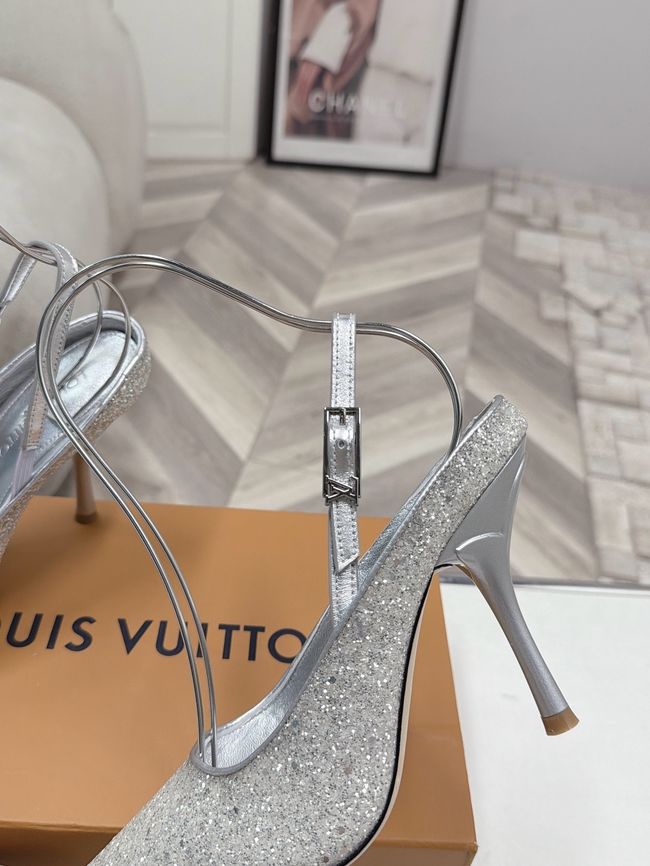 Louis Vuitton Twist Slingback Pump 9CM 64256-3 Louis Vuitton Twist Slingback Pump 9CM 64256-3