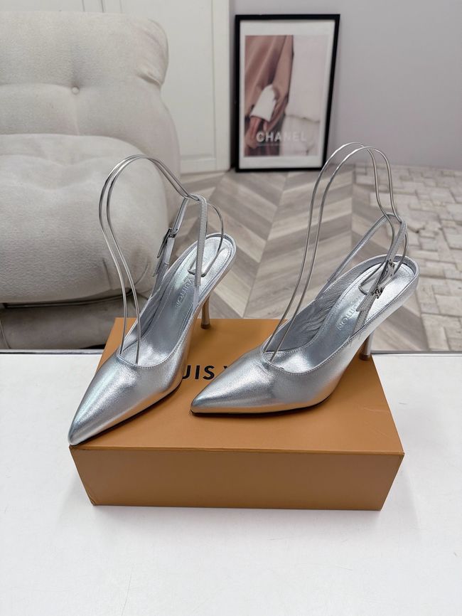 Louis Vuitton Twist Slingback Pump 9CM 64256-4 Louis Vuitton Twist Slingback Pump 9CM 64256-4