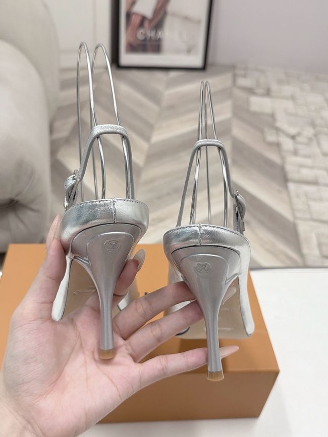Louis Vuitton Twist Slingback Pump 9CM 64256-4 Louis Vuitton Twist Slingback Pump 9CM 64256-4