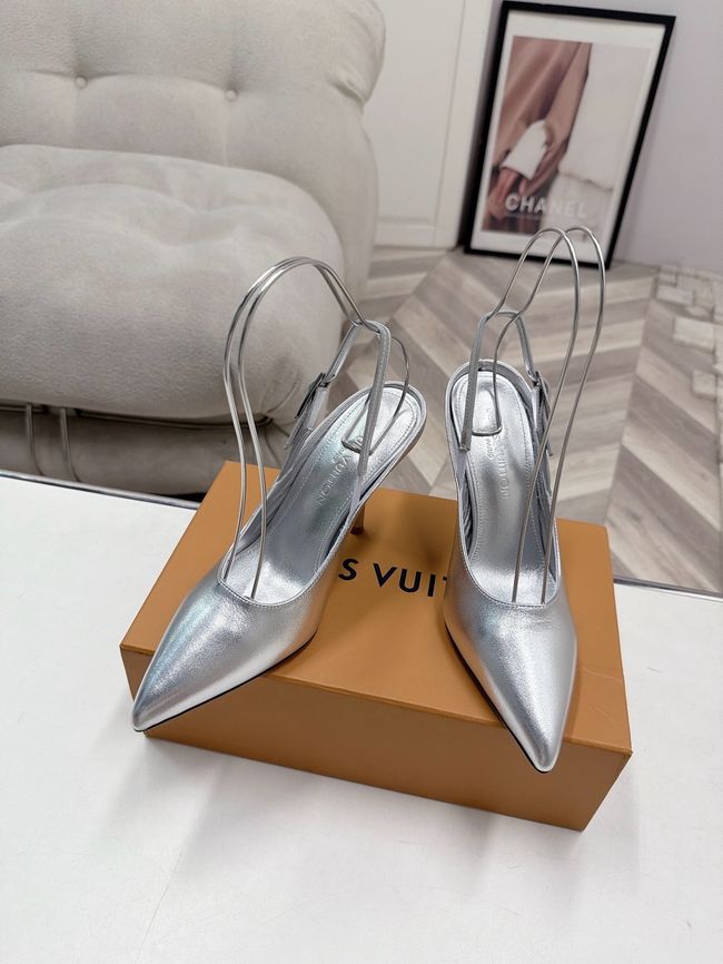 Louis Vuitton Twist Slingback Pump 9CM 64256-4 Louis Vuitton Twist Slingback Pump 9CM 64256-4