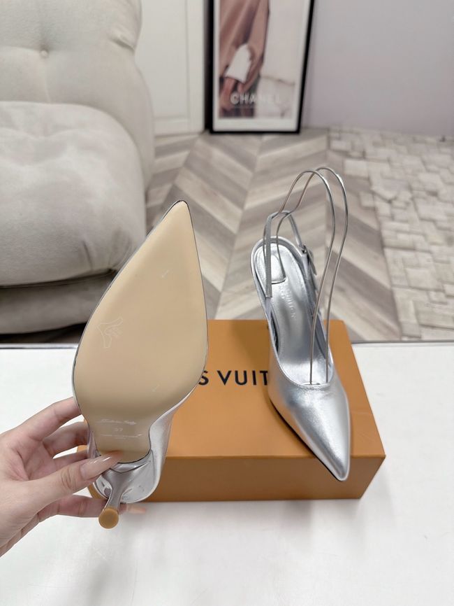Louis Vuitton Twist Slingback Pump 9CM 64256-4 Louis Vuitton Twist Slingback Pump 9CM 64256-4