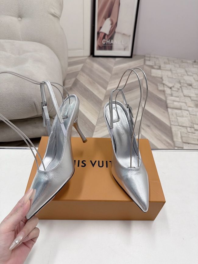 Louis Vuitton Twist Slingback Pump 9CM 64256-4 Louis Vuitton Twist Slingback Pump 9CM 64256-4