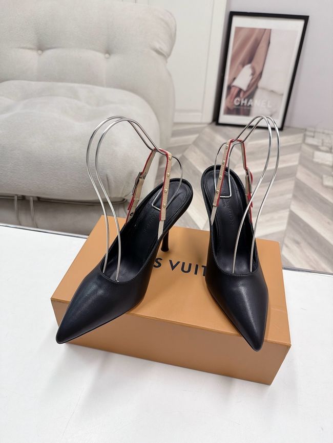 Louis Vuitton Twist Slingback Pump 9CM 64256-5 Louis Vuitton Twist Slingback Pump 9CM 64256-5