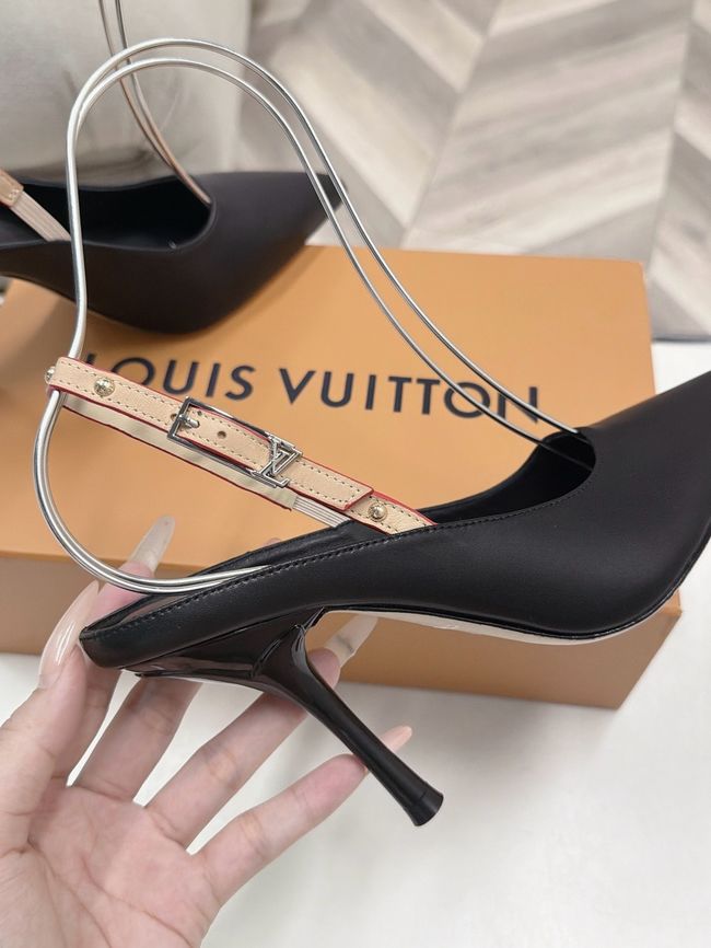 Louis Vuitton Twist Slingback Pump 9CM 64256-5 Louis Vuitton Twist Slingback Pump 9CM 64256-5