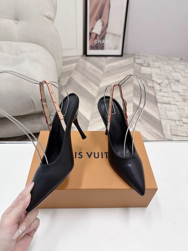 Louis Vuitton Twist Slingback Pump 9CM 64256-5 Louis Vuitton Twist Slingback Pump 9CM 64256-5