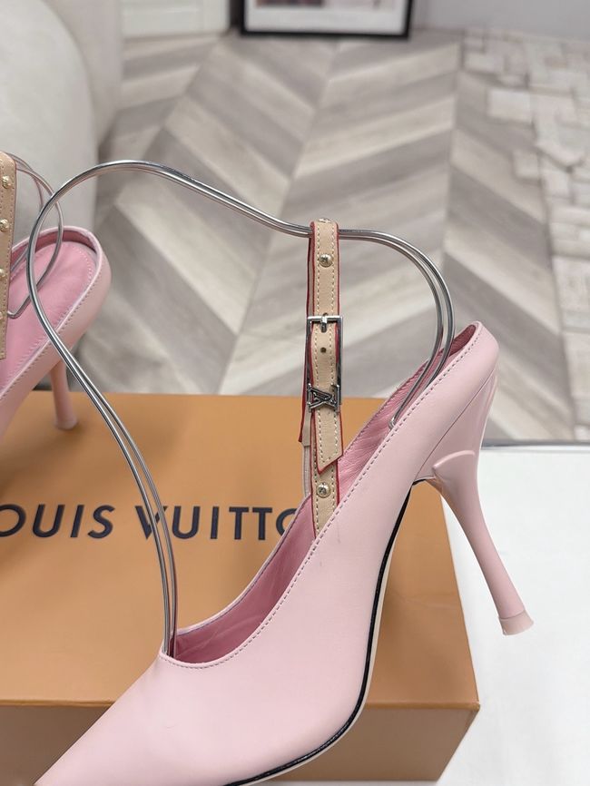 Louis Vuitton Twist Slingback Pump 9CM 64256-6 Louis Vuitton Twist Slingback Pump 9CM 64256-6