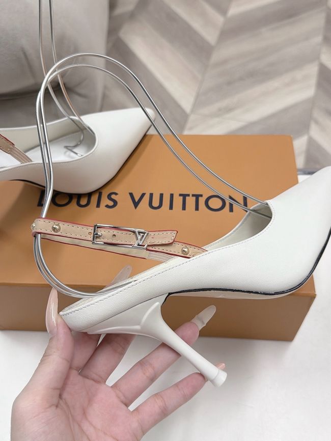 Louis Vuitton Twist Slingback Pump 9CM 64256-7 Louis Vuitton Twist Slingback Pump 9CM 64256-7