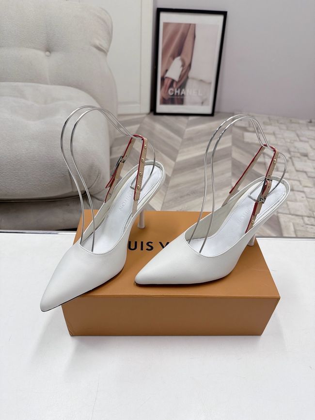 Louis Vuitton Twist Slingback Pump 9CM 64256-7 Louis Vuitton Twist Slingback Pump 9CM 64256-7