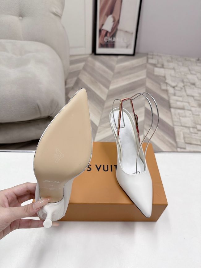 Louis Vuitton Twist Slingback Pump 9CM 64256-7 Louis Vuitton Twist Slingback Pump 9CM 64256-7