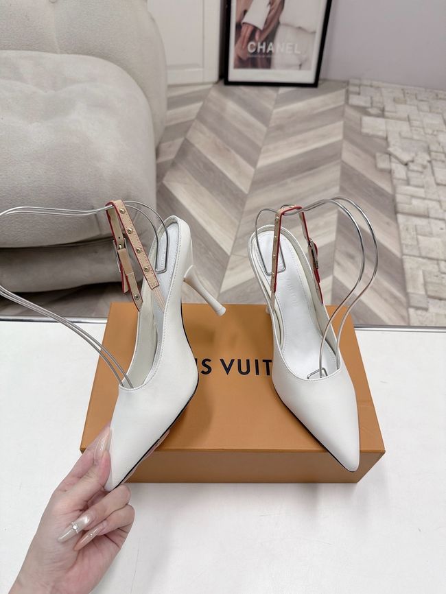 Louis Vuitton Twist Slingback Pump 9CM 64256-7 Louis Vuitton Twist Slingback Pump 9CM 64256-7