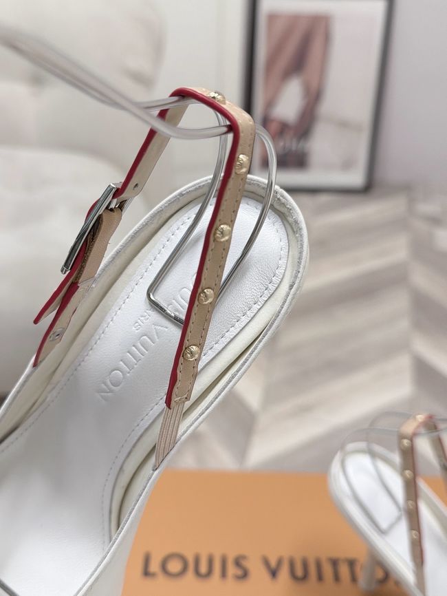 Louis Vuitton Twist Slingback Pump 9CM 64256-7 Louis Vuitton Twist Slingback Pump 9CM 64256-7