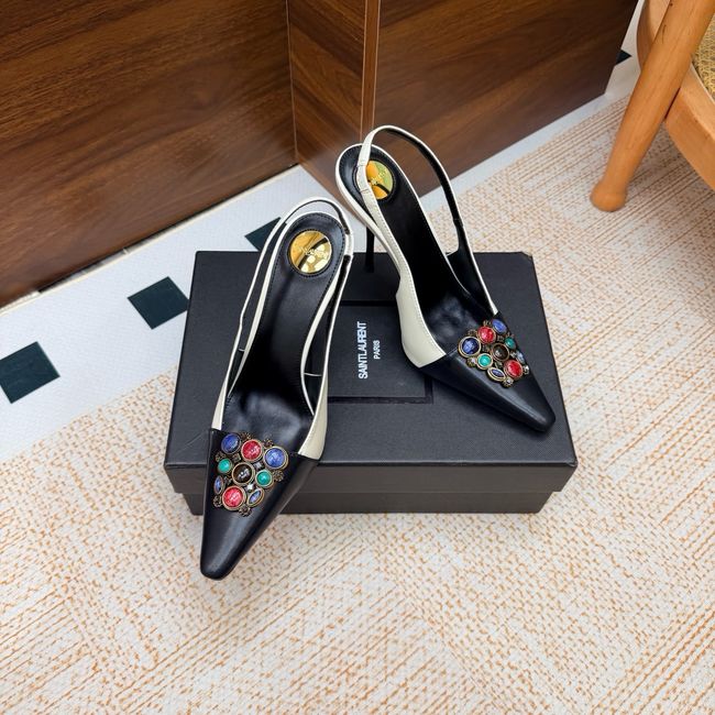 Saint Laurent slingback pumps 10.5CM 64257-1 Saint Laurent slingback pumps 10.5CM 64257-1