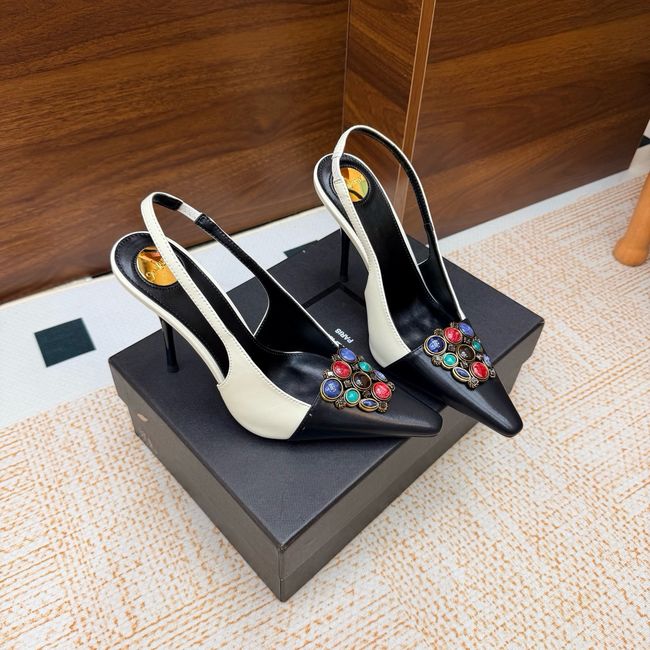 Saint Laurent slingback pumps 10.5CM 64257-1 Saint Laurent slingback pumps 10.5CM 64257-1