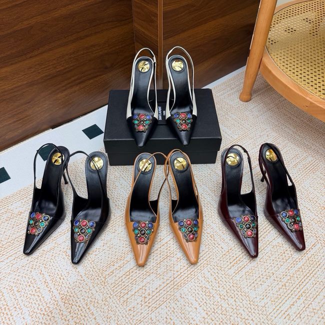 Saint Laurent slingback pumps 10.5CM 64257-1 Saint Laurent slingback pumps 10.5CM 64257-1