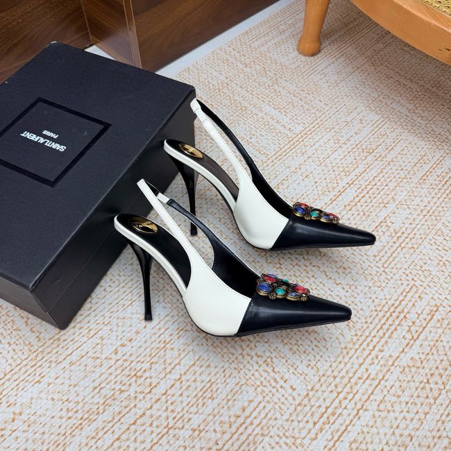 Saint Laurent slingback pumps 10.5CM 64257-1 Saint Laurent slingback pumps 10.5CM 64257-1