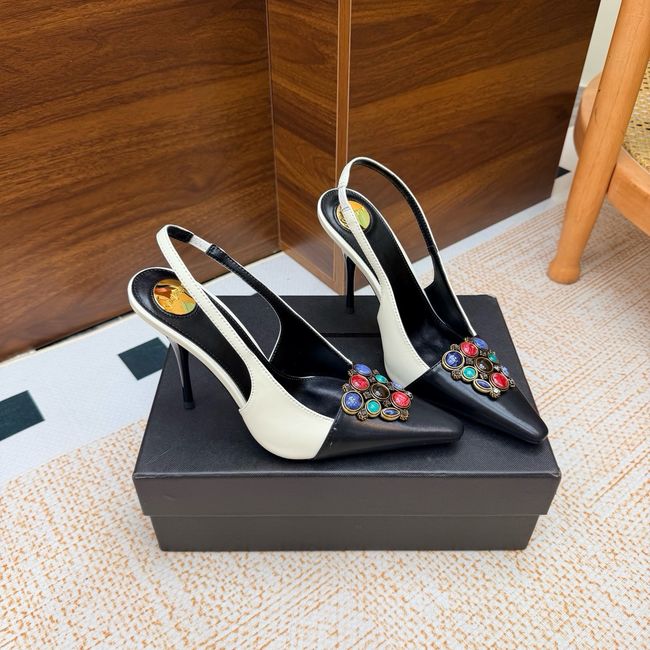 Saint Laurent slingback pumps 10.5CM 64257-1 Saint Laurent slingback pumps 10.5CM 64257-1