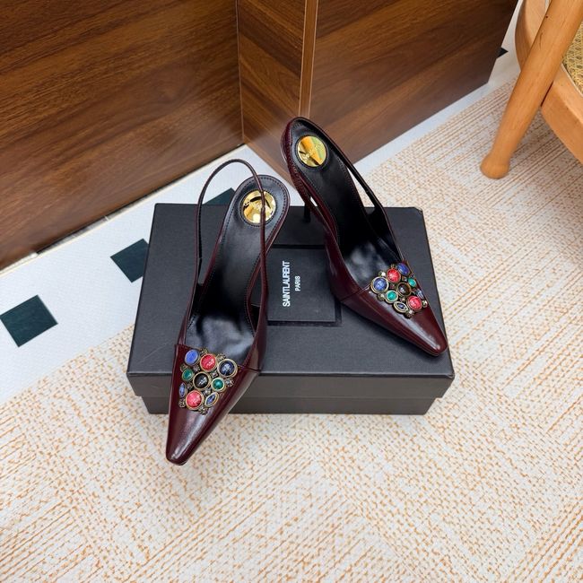Saint Laurent slingback pumps 10.5CM 64257-3 Saint Laurent slingback pumps 10.5CM 64257-3