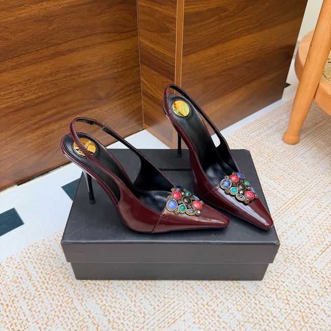 Saint Laurent slingback pumps 10.5CM 64257-3 Saint Laurent slingback pumps 10.5CM 64257-3