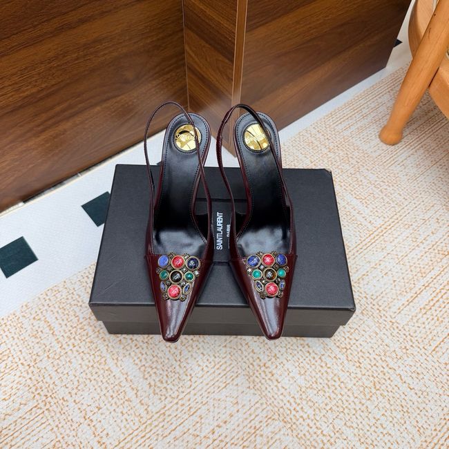 Saint Laurent slingback pumps 10.5CM 64257-3 Saint Laurent slingback pumps 10.5CM 64257-3