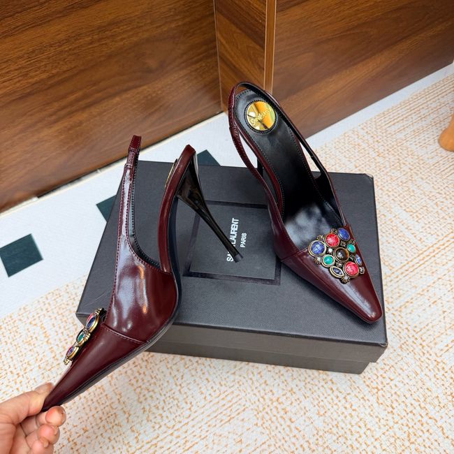 Saint Laurent slingback pumps 10.5CM 64257-3 Saint Laurent slingback pumps 10.5CM 64257-3