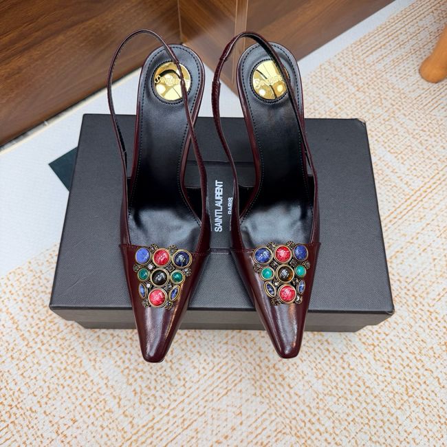 Saint Laurent slingback pumps 10.5CM 64257-3 Saint Laurent slingback pumps 10.5CM 64257-3