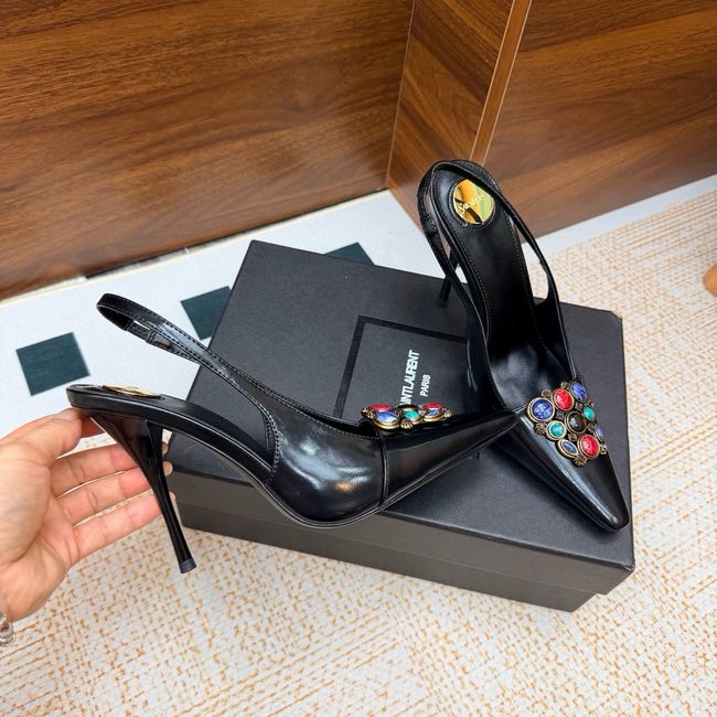 Saint Laurent slingback pumps 10.5CM 64257-4 Saint Laurent slingback pumps 10.5CM 64257-4