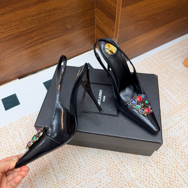 Saint Laurent slingback pumps 10.5CM 64257-4 Saint Laurent slingback pumps 10.5CM 64257-4