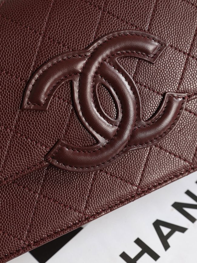 CHANEL Wallet on Chain AP5455 burgundy CHANEL Wallet on Chain AP5455 burgundy