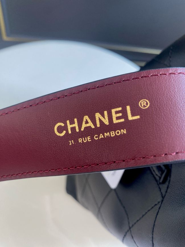 Chanel Calfskin Bucket Bag AS6584 black Chanel Calfskin Bucket Bag AS6584 black