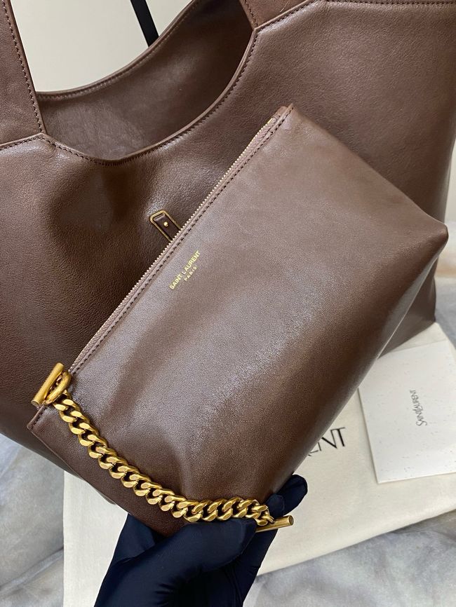 Yves Saint Laurent ICARE Medium 858191 dark brown Yves Saint Laurent ICARE Medium 858191 dark brown