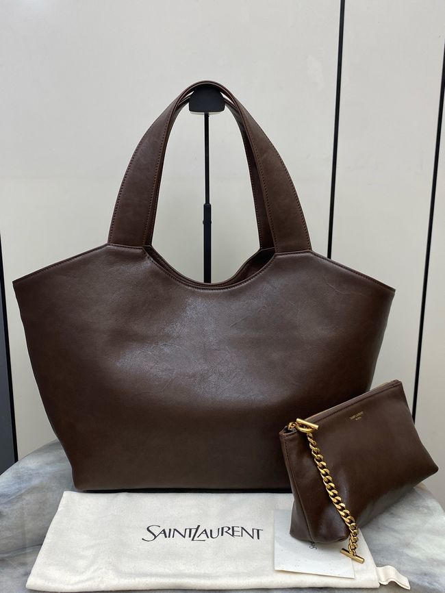 Yves Saint Laurent ICARE Medium 858191 dark brown Yves Saint Laurent ICARE Medium 858191 dark brown