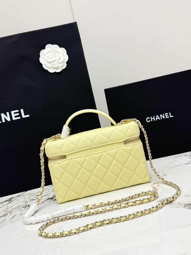 Chanel CLUTCH WITH CHAIN AP4385 yellow Chanel CLUTCH WITH CHAIN AP4385 yellow