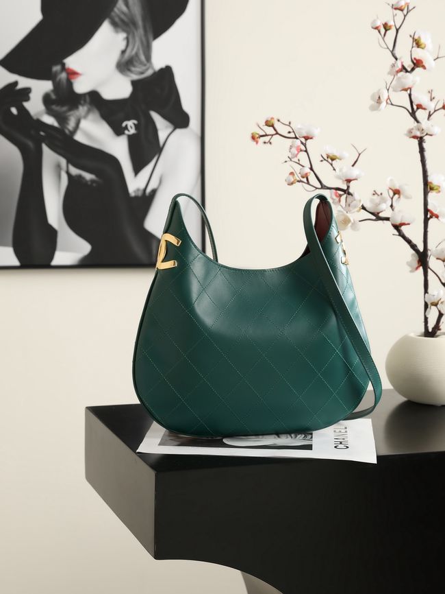 Chanel Calfskin Shoulder Bag AS6478 green Chanel Calfskin Shoulder Bag AS6478 green