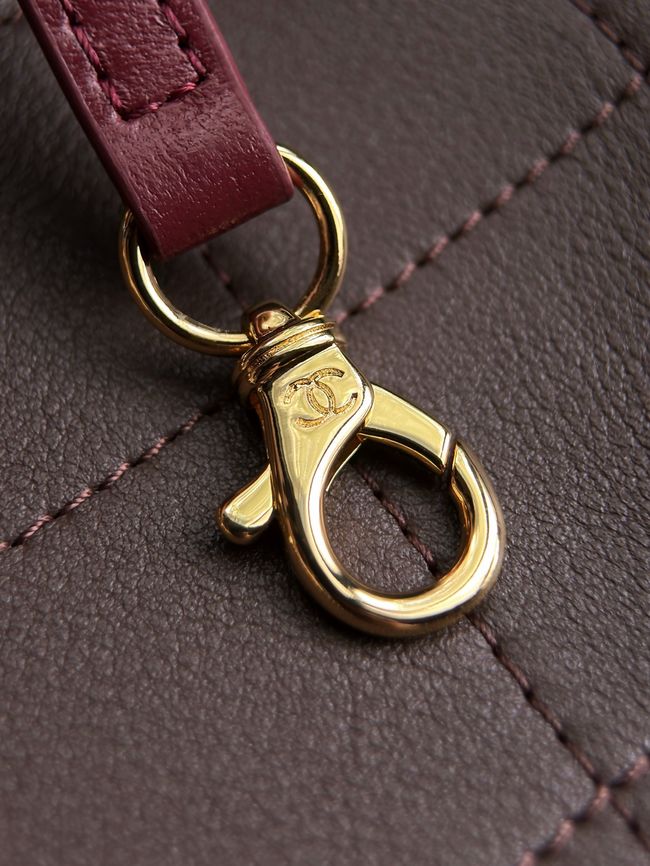 Chanel Small Shopping Bag AS6200 Burgundy Chanel Small Shopping Bag AS6200 Burgundy
