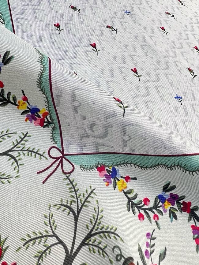 Dior 90 Square Scarf Silk Twill KY200-3 Dior 90 Square Scarf Silk Twill KY200-3