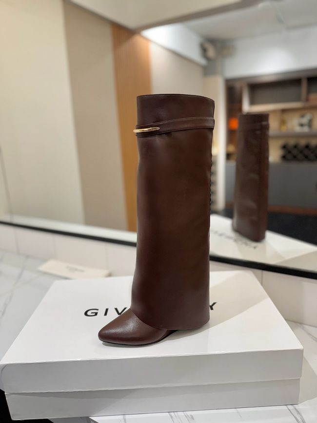Givenchy High Boots Shiny Calfskin high heels 8.5CM 65261-6 Givenchy High Boots Shiny Calfskin high heels 8.5CM 65261-6