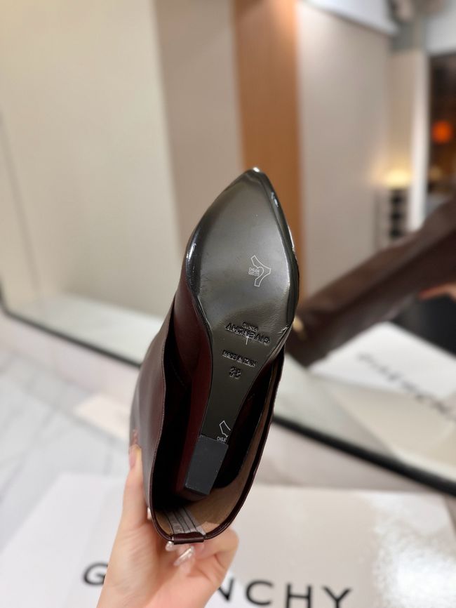 Givenchy High Boots Shiny Calfskin high heels 8.5CM 65261-6 Givenchy High Boots Shiny Calfskin high heels 8.5CM 65261-6