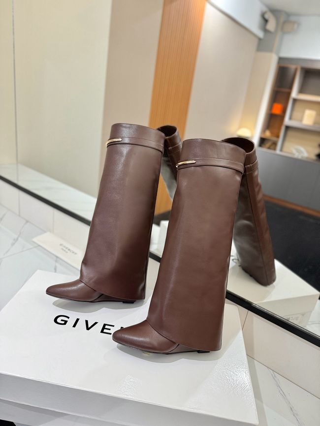 Givenchy High Boots Shiny Calfskin high heels 8.5CM 65261-6 Givenchy High Boots Shiny Calfskin high heels 8.5CM 65261-6