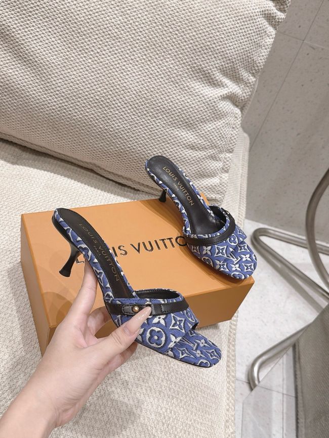 Louis Vuitton Gala Mule 5.5CM 65264-2 Louis Vuitton Gala Mule 5.5CM 65264-2