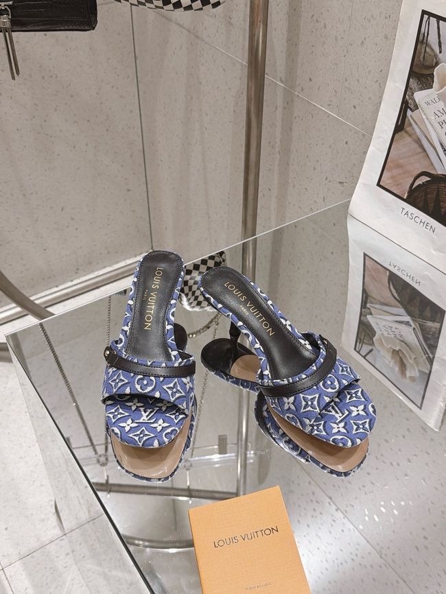 Louis Vuitton Gala Mule 5.5CM 65264-2 Louis Vuitton Gala Mule 5.5CM 65264-2