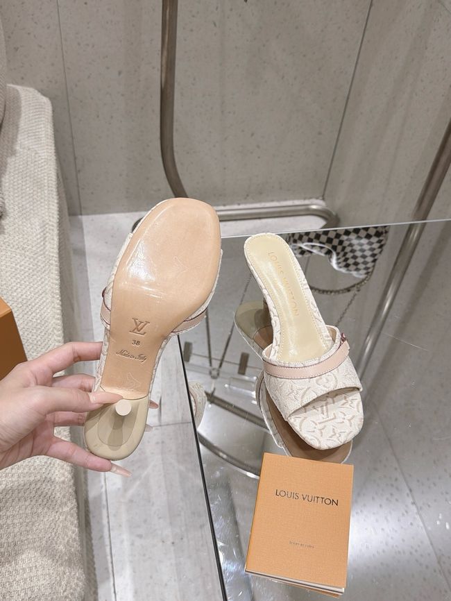 Louis Vuitton Gala Mule 5.5CM 65264-3 Louis Vuitton Gala Mule 5.5CM 65264-3