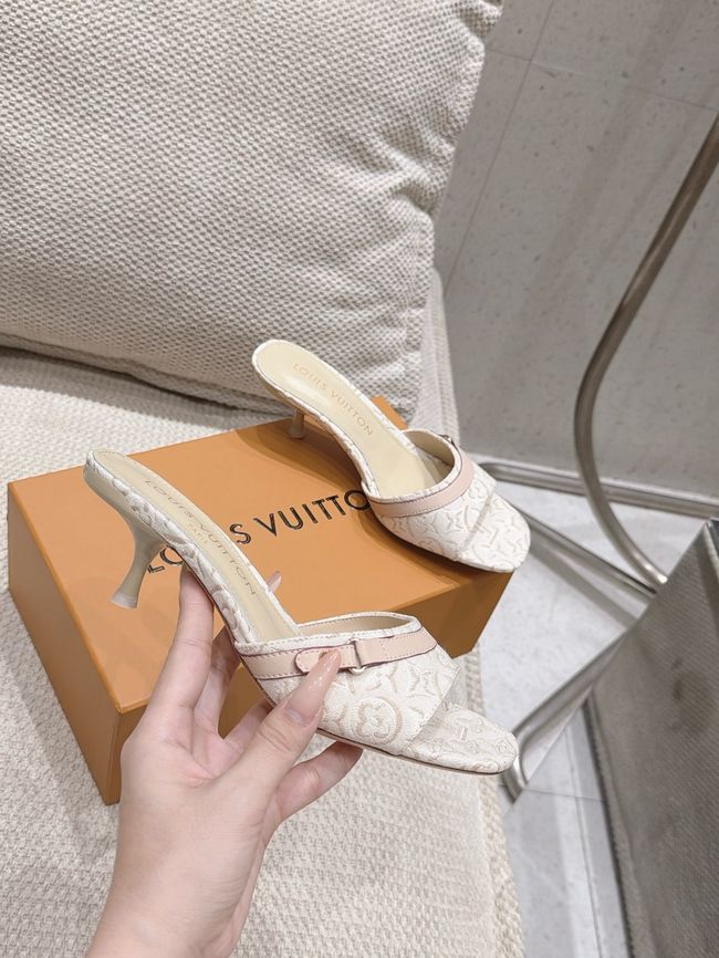 Louis Vuitton Gala Mule 5.5CM 65264-3 Louis Vuitton Gala Mule 5.5CM 65264-3