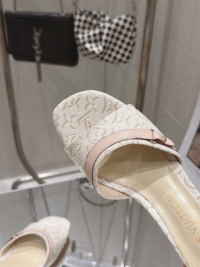Louis Vuitton Gala Mule 5.5CM 65264-3 Louis Vuitton Gala Mule 5.5CM 65264-3