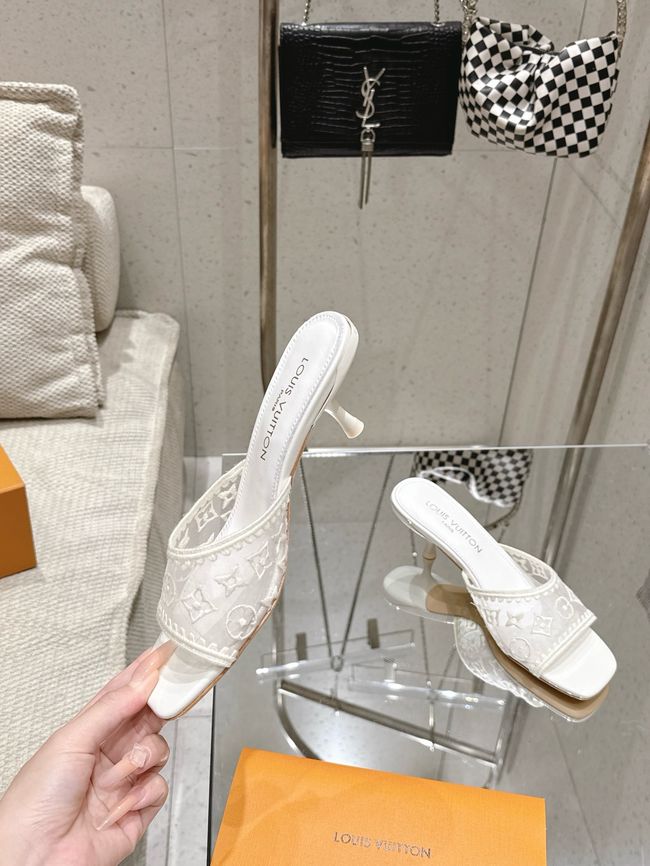 Louis Vuitton Gala Mule 5.5CM 65265-3 Louis Vuitton Gala Mule 5.5CM 65265-3