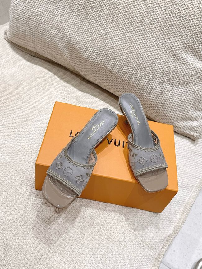 Louis Vuitton Gala Mule 5.5CM 65265-5 Louis Vuitton Gala Mule 5.5CM 65265-5
